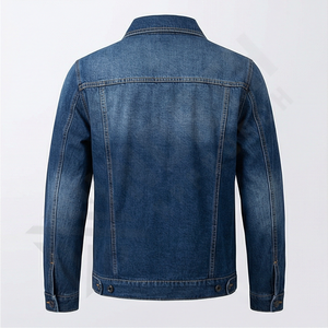 Chaqueta Vaquera Informal para Hombre, Hecha a Medida, con Botones, Impermeable, Transpirable, 100% Algodón, Talla Grande, Moderna y Duradera - Product Image 2