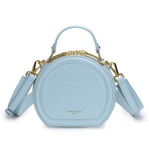 2024 sacs à main en cuir pour dames les plus vendus petit sac à bandoulière rond de la vente directe d'usine du Vietnam - Product Image 1