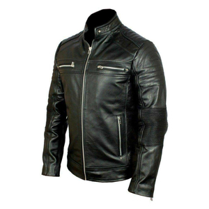Manteaux d'hiver en cuir de qualité supérieure Veste en cuir pour hommes entièrement personnalisée Veste matelassée Varsity Casual Party Wear - Product Image 5