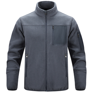 Chaqueta de talla grande con cuello levantado y múltiples bolsillos para exteriores, ropa para hombre, chaqueta de lana Softshell 2026 - Product Image 3