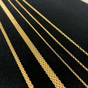 Collar de Cadena Bismark y Marvelous de Oro Real de 18K de Murao Japan, Joyería Unisex de Oro Amarillo Sólido de Alta Calidad, Cadena de Eslabones para Hombre y Mujer - Product Image 2