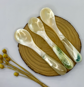 Design élégant Cuillère en nacre réutilisable de haute qualité Vaisselle durable - Product Image 4