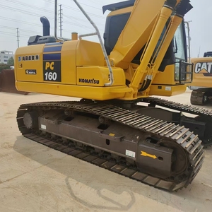 Gran oferta de excavadora sobre orugas Komatsu PC160 de segunda mano en Japón con motor y bomba de piezas de motor central - Product Image 4