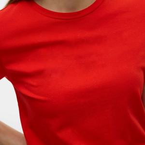 Camisetas con logotipo personalizado, camisetas 100% algodón de calidad gruesa, transpirables de secado rápido, camisetas en blanco para mujer - Product Image 6