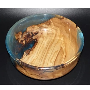 Cuenco de resina de madera hecho a mano para la decoración moderna del hogar - Product Image 4