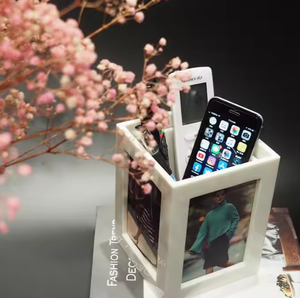 ชุดกรอบรูปเรซินรูปสี่เหลี่ยมผืนผ้าทำด้วยมือเป็นมิตรต่อสิ่งแวดล้อม4ชิ้น3.5X5รูปสำหรับบ้านสำนักงานโรงแรม - Product Image 4