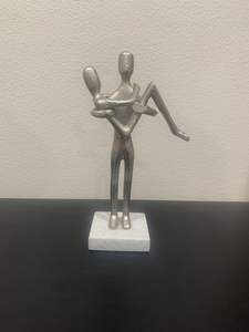 Statue d'oiseau héron décorative en aluminium pour la maison Décoration artistique en métal 10" - Product Image 5