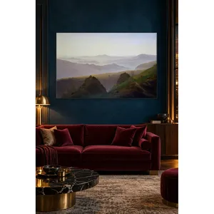 ภาพพิมพ์บนผ้าใบ "เช้าในเทือกเขาหมอก" โดยฟีดา แคสปาร์ เดวิด ฟรีดริช - Product Image 1