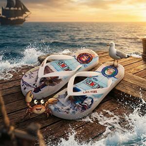 Tongs en EVA ODM du Vietnam avec motif imprimé ou collé |   Faible MOQ |   Conception personnalisée OEM disponible |   Chaussons d'extérieur durables - Product Image 3