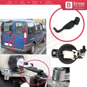 BDP140 Tailgate Rear Door Outer Handle <b>Lock</b> Part 735402299 for Doblo MK1 119 223 2000-2010 - Product Image 5