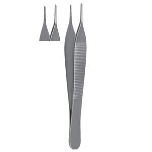 Mini fórceps de vendaje Adson, herramienta Manual de precisión fina dentada cruzada para procedimientos quirúrgicos delicados y manejo al por mayor - Product Image 2