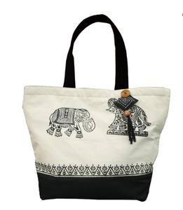 Nueva llegada logotipo personalizado bolsa de algodón mango duradero último diseño compras diarias lienzo PC Material a granel exportado - Product Image 3