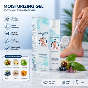 Gel Corporal Viaxi 100ml |   Gel Corporal Refrescante |   Cuidado Hidratante para Piernas y Pies |   Cuidado de la Piel de Rápida Absorción - Product Image 4
