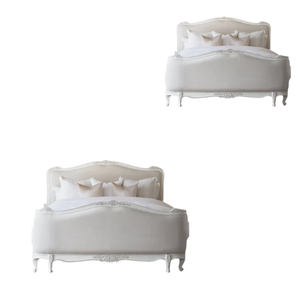 Offre spéciale Lit en bois motifs anciens vintage Prix de gros pour chambre à coucher hôtel villa appartement utilisation directe écologique - Product Image 5