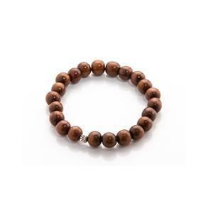 Pulsera de cuentas de madera superior de nuevo diseño aspecto moderno 100% pulsera de madera Real señoras niñas desgaste de fiesta uso brillante pulido tamaño personalizado - Product Image 5