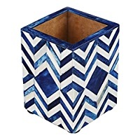 Porte-stylo en os de table, accessoires de bureau, support de stylo à incrustation en os carré pour accessoires de bureau à bas prix - Product Image 6