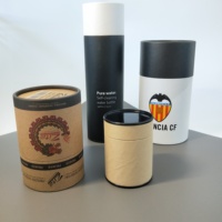 Gros Complément Alimentaire Pot De Miel Rond Papier Peut Cylindre Boîte Shilajit Gummies Carton Papier Tube Boîte D'emballage