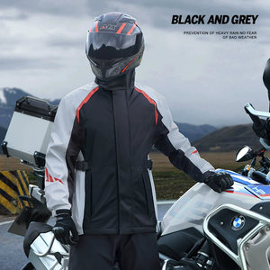 ชุดกันลมออกแบบได้ตามต้องการชุดเสื้อแจ็กเก็ตกเก็ตมอเตอร์ไซด์ไซส์ใหญ่กันน้ำสำหรับขี่มอเตอร์ไซค์ - Product Image 2
