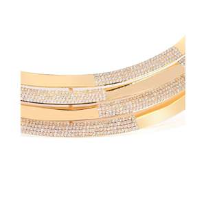 Gargantilla Egipcia de Oro con Piedra de Zirconia para Boda - Product Image 3