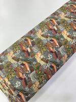 Tissu en crêpe de viscose pur imprimé numérique floral de luxe, doux, léger, fluide, respirant, pour robe, largeur 44 pouces