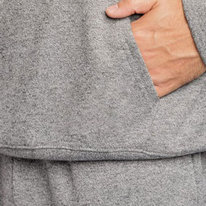 Sweat à capuche d'hiver pour hommes en coton biologique les mieux notés impression de logo personnalisé sweats à capuche chauds pour hommes pour l'hiver - Product Image 4