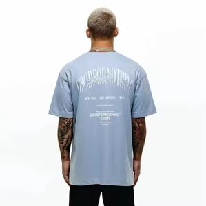 Chemise ajustée oversize à col ras du cou et à manches courtes coupe raglan Signature Performance pour homme 94% coton 6% Spandex Drop Shoulder - Product Image 4