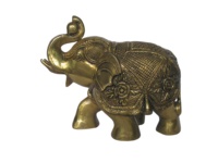 Statue d'éléphant Extra Large sur la Base, Figurine Sculpture en Bronze