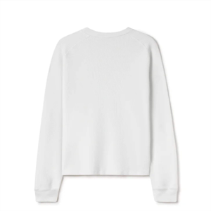 Unisex <b>White</b> Cotton Blended Fleece <b>Sweatshirt</b> Custom Oversized Pullover Crewneck Plain Streetwear Casual Warm Winter Jumper - Product Image 2