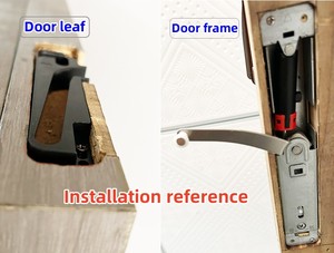 Concealed Pneumatic Invisible Overhead Transom Door Closer With Buffer Hydraulic Adjustable Simple <strong>Spring</strong> <strong>for</strong> <strong>Gate</strong> Wooden Door - Product Image 5