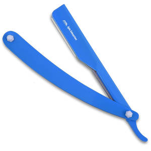 Rasoirs droits pour hommes 10 lames hommes fournitures de barbier de qualité rasoir à bord droit noir rasoirs de rasage classiques pour hommes - Product Image 2