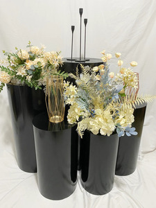 Florero de Metal de diseño elegante, acabado martillado plateado para el hogar, sala de estar, decoración de suelo, florero hecho a mano - Product Image 5