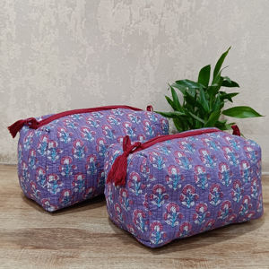 Uilted al EAL y Lock rinenjuagado urply rrchid ososmético AG 2 uds. et 100% ottotton ITH nnner lasic ining y ocnner ocockets - Product Image 1