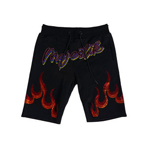 กางเกงขาสั้นผ้าคอตตอนสำหรับ100% กางเกงขาสั้นประดับพลอยเทียมสไตล์ใหม่สำหรับฤดูร้อนดีไซน์ใหม่ล่าสุด - Product Image 1