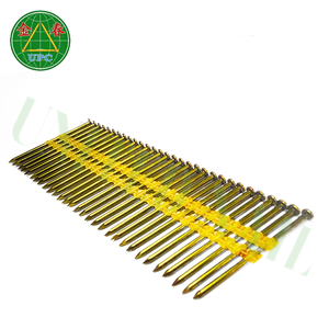 Clavos de tira de plástico profesional para pistolas de clavos Acero de alta resistencia, vástago liso/tornillo y cabeza a cuadros para más rápido. - Product Image 4