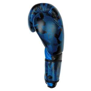 Gants de boxe en cuir noir de 12 oz en gros, haute qualité, professionnels pour adultes, à lacets avec logo personnalisé pour le grappling - Product Image 6