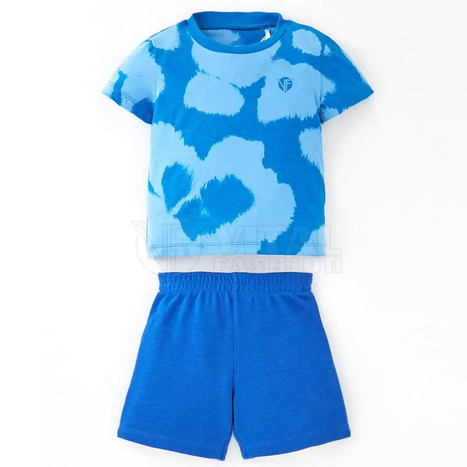 Zomer Kinderen Dragen Mannen Kleding T-Shirts Kids T-Shirts Met Korte Broek Kinderen Ondergoed In Shirt Set Voor Jongens