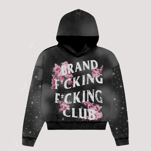 Wholesale Men Casual Wear Puff Print Hoodies For Adults With Oem Service For Men Custom Made Logo Hoodies basics cotton blended - Product Image 6