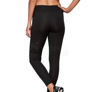 Mallas deportivas antibacterianas transpirables de LICRA de cintura alta para mujer, estampado de logotipo personalizado, estilo informal de gimnasio de alta calidad, OEM - Product Image 2