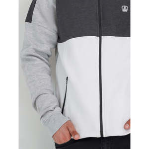 Sweat à capuche zippé pour homme avec logo personnalisé, étiquette personnalisée, en molleton bouclette, tailles XXS à 6XL, impression patchwork, appliqué JEONG, vêtements d'hiver - Product Image 4