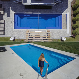 Villa de luxe hôtel design personnalisé 10m 15m haut de gamme en fibre de verre extra large piscine spa extérieure avec des fonctionnalités relaxantes - Product Image 6