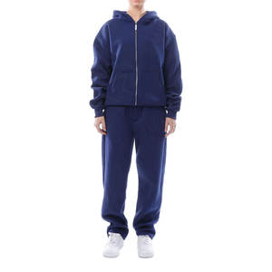Ensemble pantalon de survêtement et sweat à capuche pour homme Pantalon surdimensionné à épaules tombantes Streetwear Survêtement pour homme Survêtement - Product Image 3