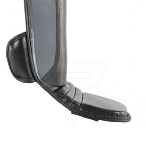 Espinilleras de PU y cuero, venta al por mayor, artes marciales, kick boxing, Taekwondo, protectores de empeine, almohadilla protectora para pierna y pie - Product Image 3