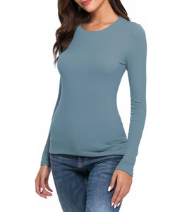 Vente en gros de chemises à manches longues casual high street pour femmes avec logo personnalisé chemises à manches longues surdimensionnées en coton - Product Image 1