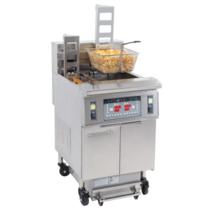Friteuse électrique 12+22 litres avec levage et filtration automatiques 8,5+17 kW - Product Image 1