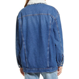 Veste en jean respirante Rabixo pour femme, surdimensionnée, décontractée, nouvelle collection, qualité supérieure, personnalisable en usine, idéale pour l'automne - Product Image 2