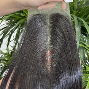 Producto superior Cabello vietnamita Cierre de encaje recto Frontal Todos los tamaños 100% Cabello virgen humano para extensiones de cabello Pelucas disponibles - Product Image 3