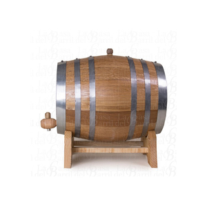 Barril de Vino de Madera de 20L, Hecho a Mano, con Borde Negro y Acabado Lacado Marrón, Precio Económico, La Casa Del Barril para Vino y Cerveza - Product Image 3