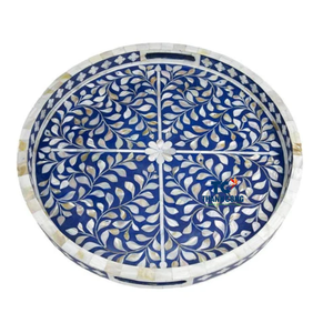 New Item MOTHER OF PEARL INLAY TRAY Vietnam Export for <b>Ramadan</b> Dinner Setting and Elegant Home Presentation - Product Image 2