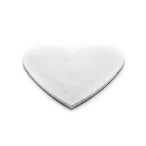 Planche à découper en forme de coeur blanc Plateau de cuisine élégant pour couper l'affichage de service Cadeau Design élégant avec utilisation polyvalente - Product Image 6