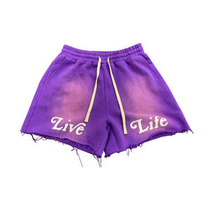 Wholesale Custom <b>Men's</b> Acid Wash <b>Shorts</b> New Arrival 100% Cotton Summer Gym Running <b>Shorts</b> Eco-Friendly Solid Pattern - Product Image 1